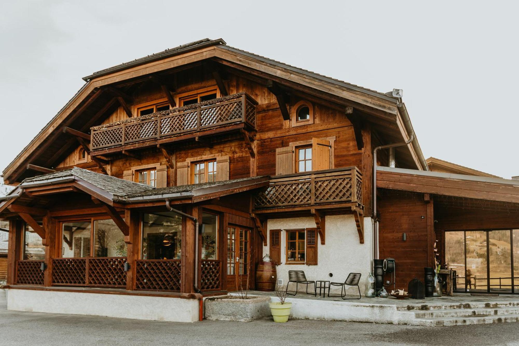 Hotel Restaurant La Ferme De Cupelin Saint-Gervais-les-Bains Exteriör bild